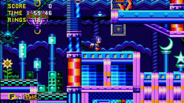 Игра Sonic CD, скриншот