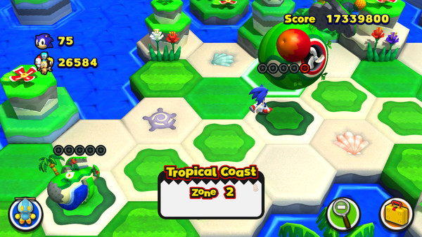 Игра Sonic Lost World, скриншот