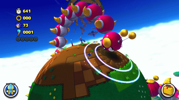 Игра Sonic Lost World, скриншот