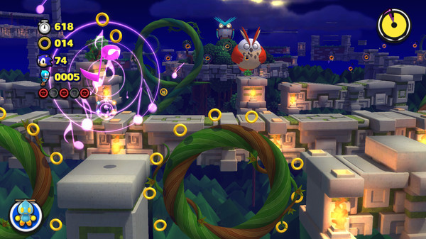 Игра Sonic Lost World, скриншот