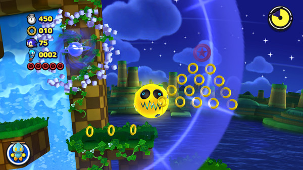 Игра Sonic Lost World, скриншот