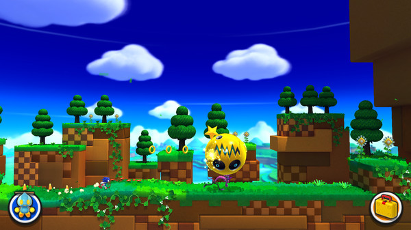 Игра Sonic Lost World, скриншот