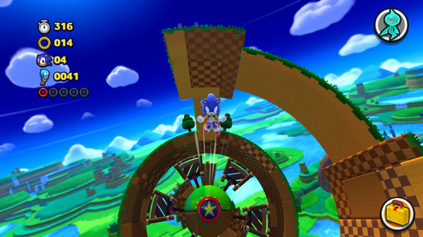 Игра Sonic Lost World, скриншот
