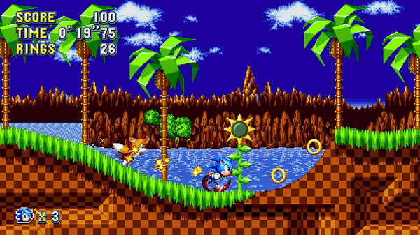 Игра Sonic Mania, скриншот