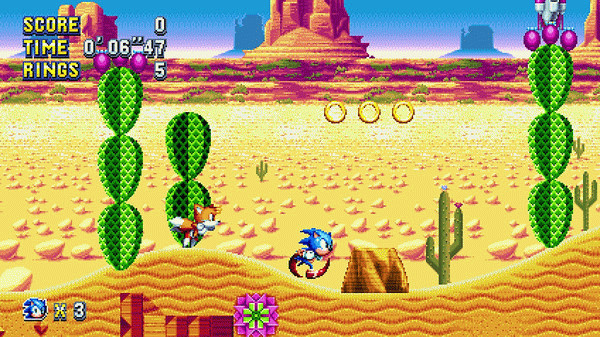 Игра Sonic Mania, скриншот