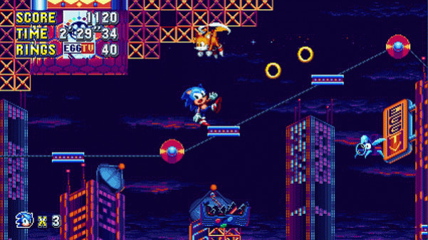 Игра Sonic Mania, скриншот