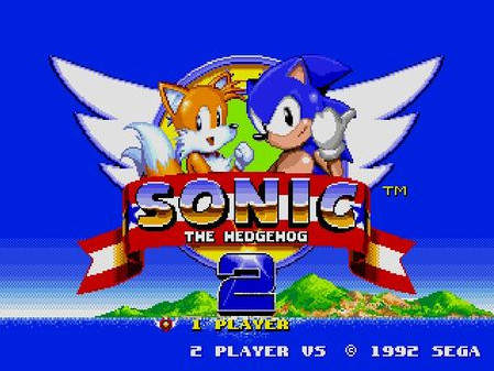 Игра Sonic The Hedgehog 2, скриншот