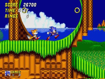 Игра Sonic The Hedgehog 2, скриншот