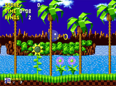 Игра Sonic The Hedgehog, скриншот