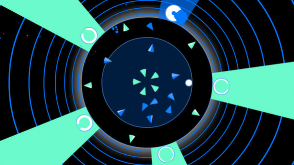 Игра Soundodger+, скриншот