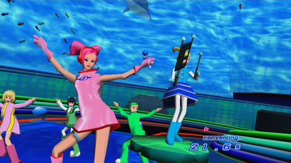 Игра Space Channel 5: Part 2, скриншот
