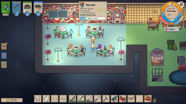 Игра Space Chef, скриншот