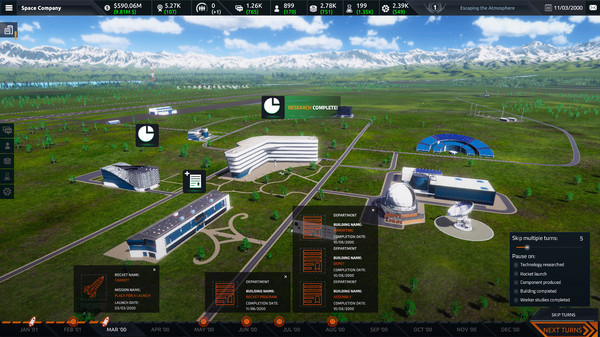 Игра Space Company Simulator, скриншот