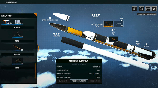 Игра Space Company Simulator, скриншот