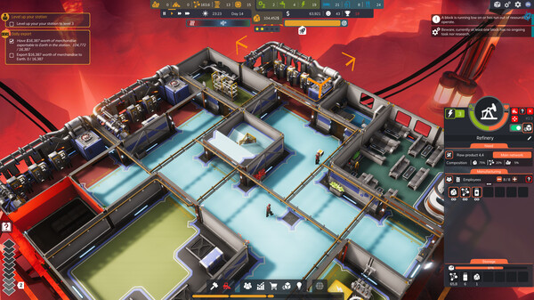 Игра Space Drilling Station, скриншот