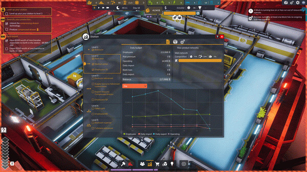 Игра Space Drilling Station, скриншот