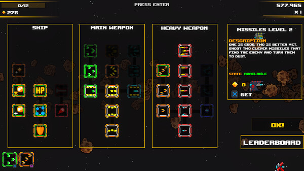 Игра Space Elite Force, скриншот