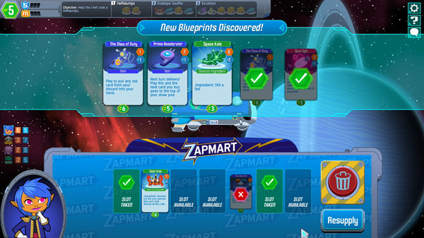 Игра Space Food Truck, скриншот
