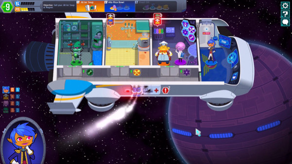 Игра Space Food Truck, скриншот