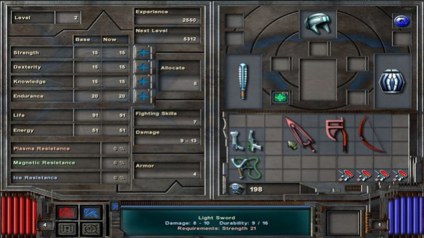 Игра Space Hack, скриншот