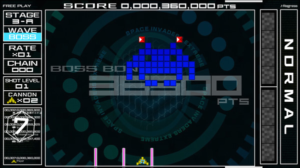Игра Space Invaders Extreme, скриншот