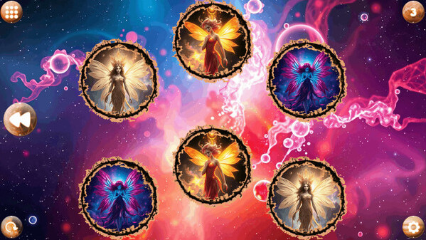 Игра Space Memory: Fairies, скриншот