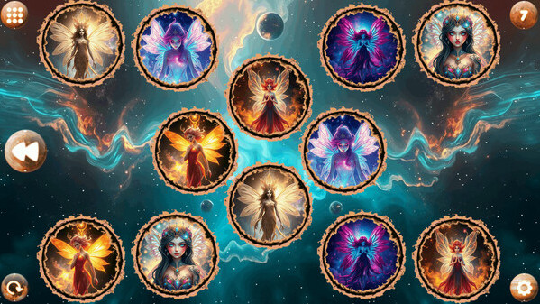 Игра Space Memory: Fairies, скриншот
