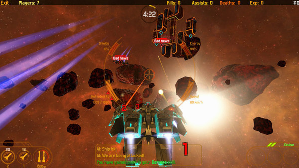 Игра Space Merchants: Arena, скриншот