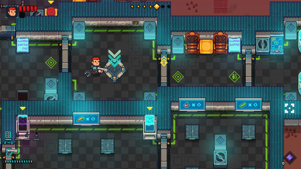 Игра Space Robinson: Hardcore Roguelike Action, скриншот