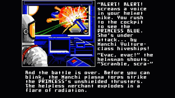 Игра Space Rogue Classic, скриншот