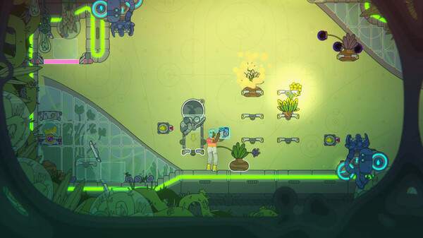 Игра Space Sprouts, скриншот