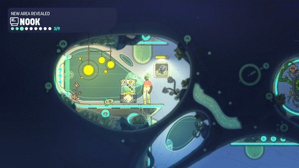 Игра Space Sprouts, скриншот