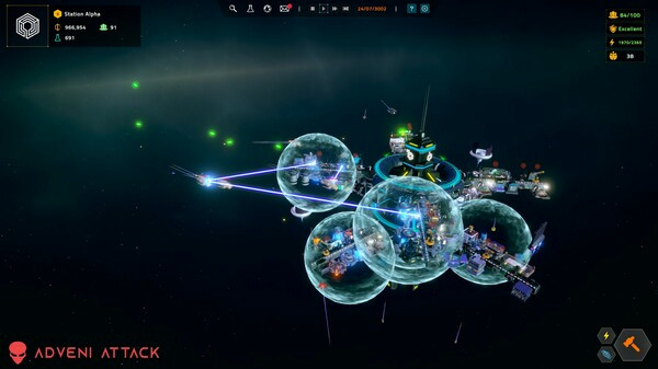 Игра Space Station Tycoon, скриншот