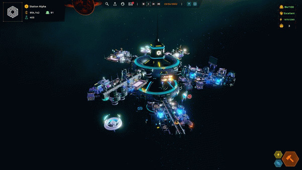 Игра Space Station Tycoon, скриншот