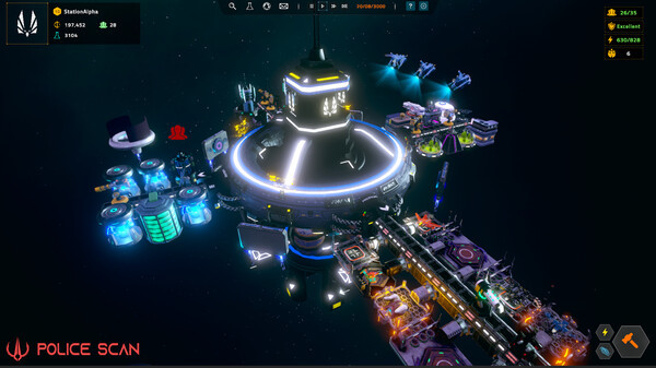 Игра Space Station Tycoon, скриншот