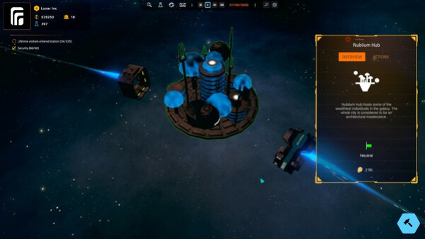 Игра Space Station Tycoon, скриншот