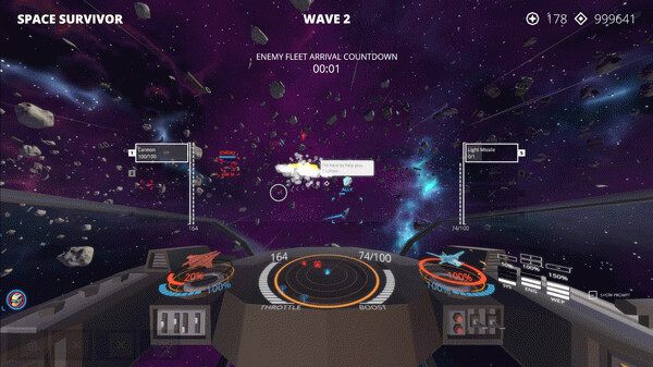 Игра Space Survivor, скриншот
