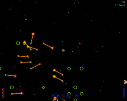Игра Space - The Return Of The Pixxelfrazzer, скриншот