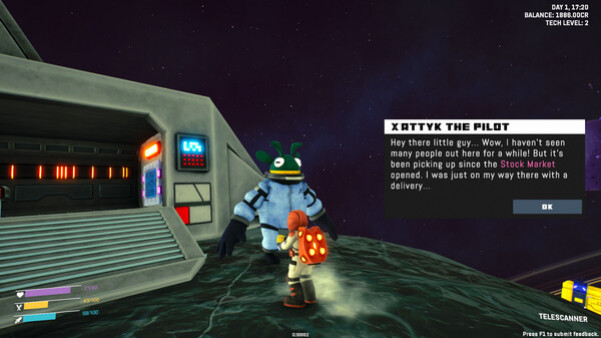 Игра Space Trash Scavenger, скриншот