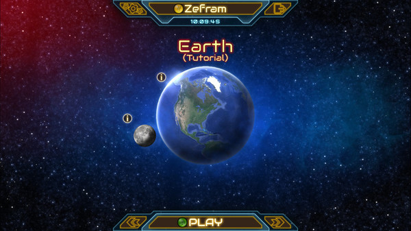 Игра Space Warp, скриншот