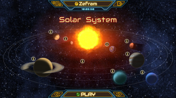 Игра Space Warp, скриншот