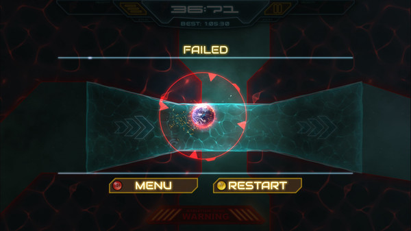 Игра Space Warp, скриншот
