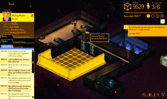 Игра Spacebase DF-9, скриншот
