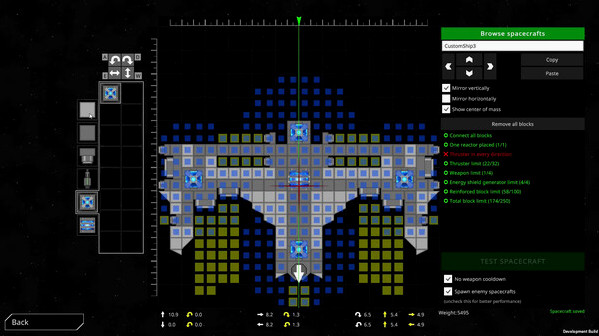 Игра SpaceCraft Brawl, скриншот
