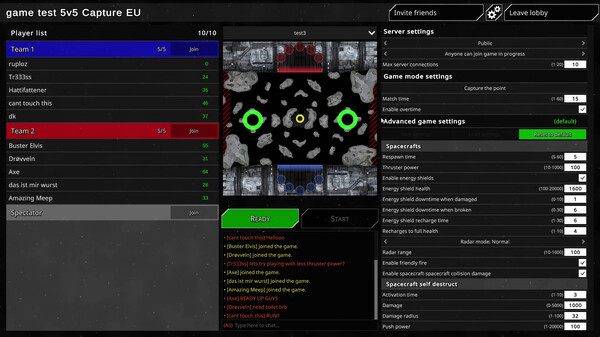 Игра SpaceCraft Brawl, скриншот