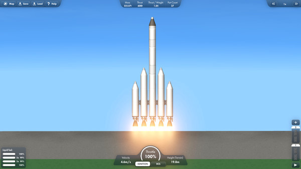 Игра Spaceflight Simulator, скриншот