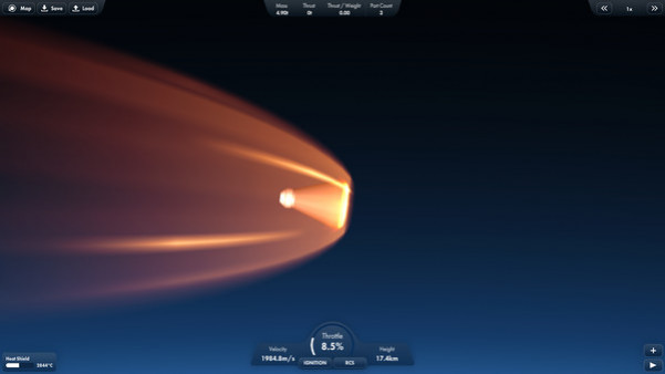 Игра Spaceflight Simulator, скриншот