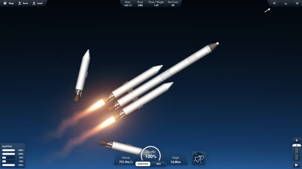 Игра Spaceflight Simulator, скриншот