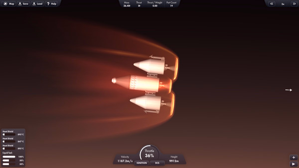 Игра Spaceflight Simulator, скриншот