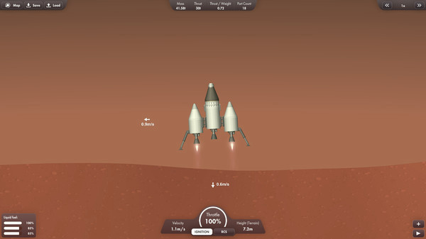 Игра Spaceflight Simulator, скриншот